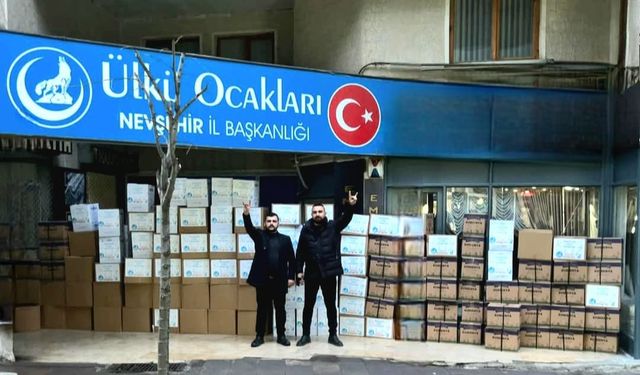 Nevşehir Ülkü Ocakları'ndan İhtiyaç Sahiplerine Destek