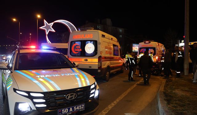 Nevşehir'de Otomobil ile Motosiklet Çarpıştı: 2 Yaralı