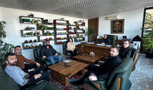 İbrahim Karaşahin; Demir, Babaoğlu,Acar ve Sayılır'ı Misafir Etti