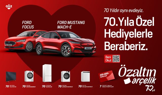 Özaltın Arçelik'ten 70. Yıla Özel Büyük Çekiliş!