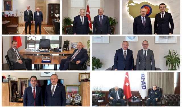 Nevşehir Valisi Ali Fidan’dan Ankara’da Protokol Ziyaretleri