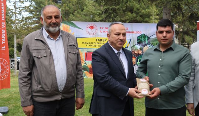 Nevşehir'de Çiftçilere Fasulye Tohumu Dağıtıldı