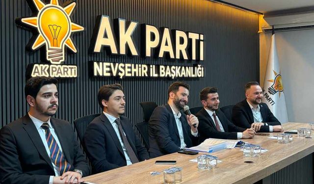 AK Parti Nevşehir Gençlik Kolları, Genel Başkan Yardımcısı Osman Nuri Nazlıer’i Ağırladı