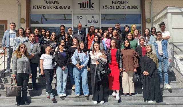 NEVÜ Pazarlama ve Reklamcılık Bölümü Öğrencilerinden TÜİK’e Ziyaret