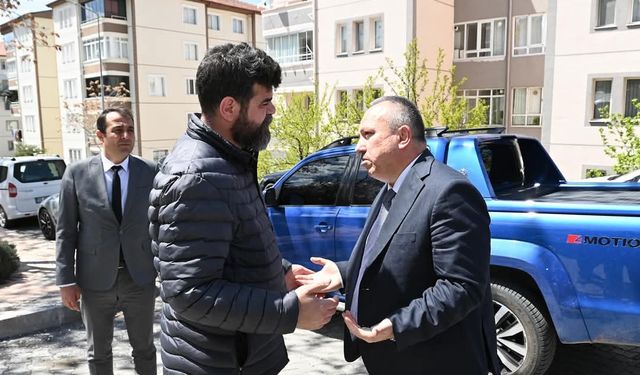 Vali Fidan’dan Murat Neşeli’ye Taziye Ziyareti