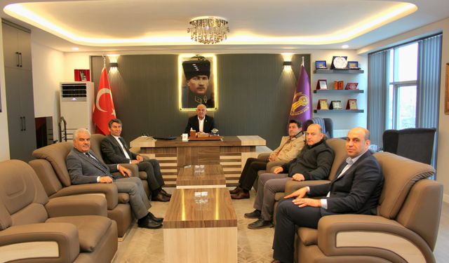 İŞ-KUR İl Müdürü İnanıcı, NEVESOB Başkanı Pınarbaşı’nı Ziyaret Etti