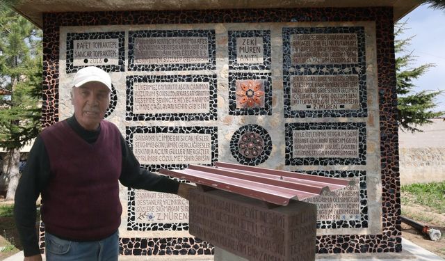 Nevşehirli Rafet Topraktepe, Eşi İçin Taşlardan Anıt Park Yaptı: 54 Yıllık Aşkını Ölümsüzleştirdi