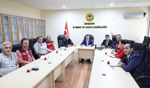 Nevşehir’de Don Zararıyla İlgili Teknik Değerlendirme Toplantısı Yapıldı