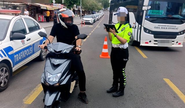 Nevşehir’de 263 Motosikletliye Ceza, 12’si Trafikten Men Edildi