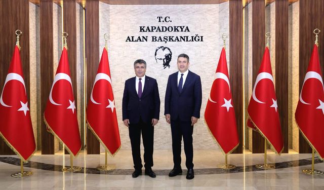 Rektör Aktekin’den Kapadokya Alan Başkanı Aslanbay’a Ziyaret