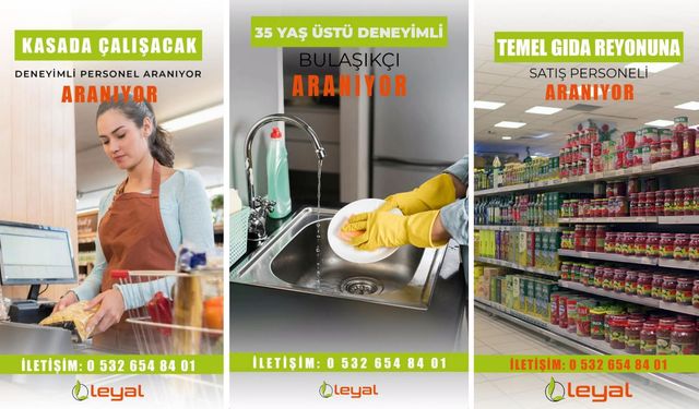 Leyal AVM Personel Arıyor