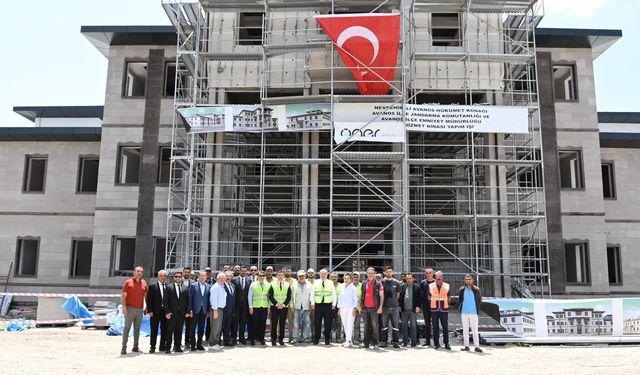 Avanos Hükümet Konağı İnşaatında Sona Yaklaşılıyor