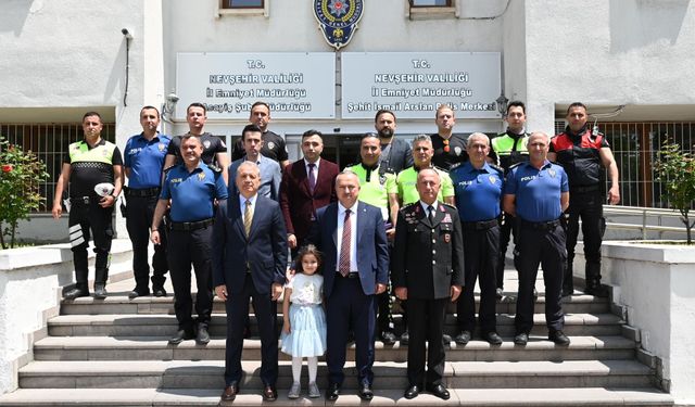 Vali Ali Fidan, Kale Şehit İsmail Arslan Polis Merkezi Amirliği’ni ziyaret etti