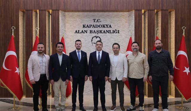 NESİAD Heyetinden Kapadokya Alan Başkanı'na Hayırlı Olsun Ziyareti