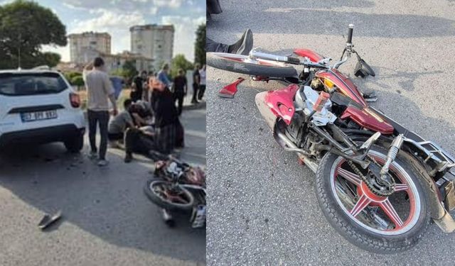 Vefa Küçük Caddesi’nde Motosiklet ile Otomobil Çarpıştı: 1 Yaralı