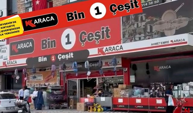 Nevşehir Karaca Binbirçeşit AVM Kırtasiye Alışverişlerinizde İlk Tercihiniz