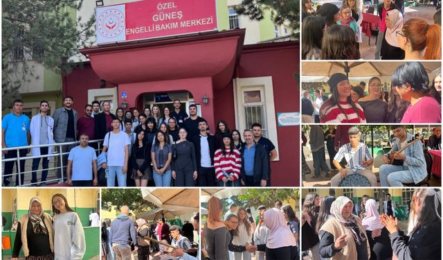Özel Güneş Engelli Bakım Merkezi’ne Üniversite Öğrencilerinden Anlamlı Ziyaret