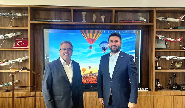 Milletvekili Çalışkan’dan THY Yönetim Kurulu Başkanı Bolat’a Ziyaret