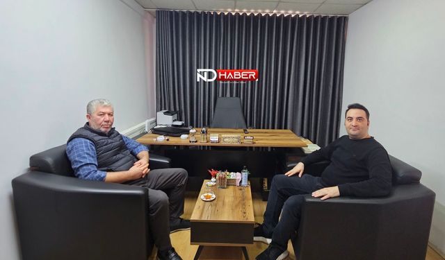 İş İnsanı Ahmet Turan Yıldırım’dan ND Haber’e Ziyaret
