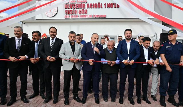 Acıgöl 1 No'lu Yasin Gün Acil Sağlık Hizmetleri İstasyonu Açıldı
