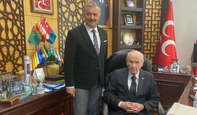 Başkan Adnan Doğu ve Başkan Yardımcısı Ali Ertosun’dan Genel Başkan Devlet Bahçeli’ye Ziyaret
