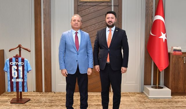 Milletvekili Çalışkan Bir Önceki Nevşehir Emniyet Müdürümüz, Trabzon İl Emniyet Müdürü Ali Loğoğlu'nu Makamında Ziyaret