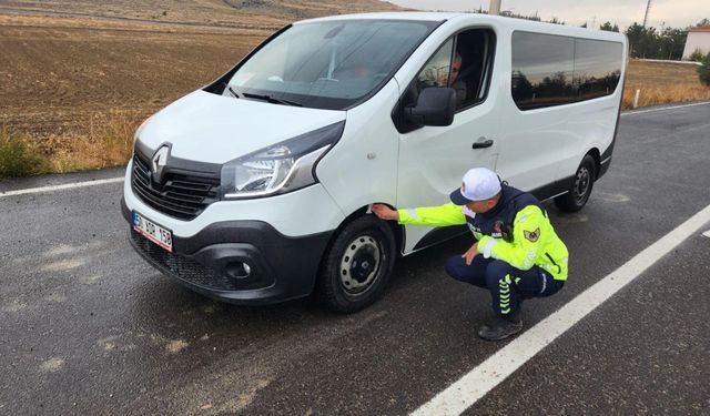 Nevşehir’de Kış Lastiği Denetimi Yapıldı