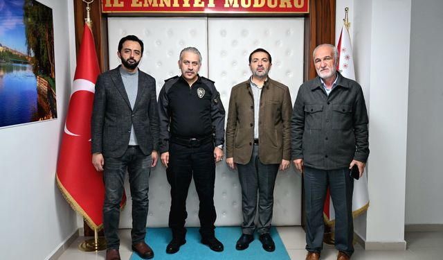 Verenel Derneği ve Safa Vakfı’ndan Emniyet Müdürü Serkan Karaman’a Hayırlı Olsun Ziyareti