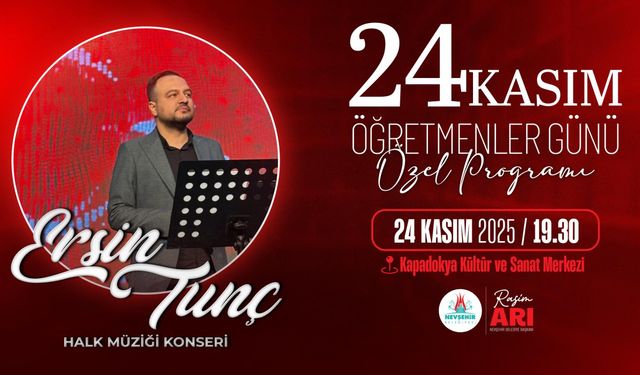 Nevşehir Belediyesi’nden Öğretmenler Günü’ne Özel Konser