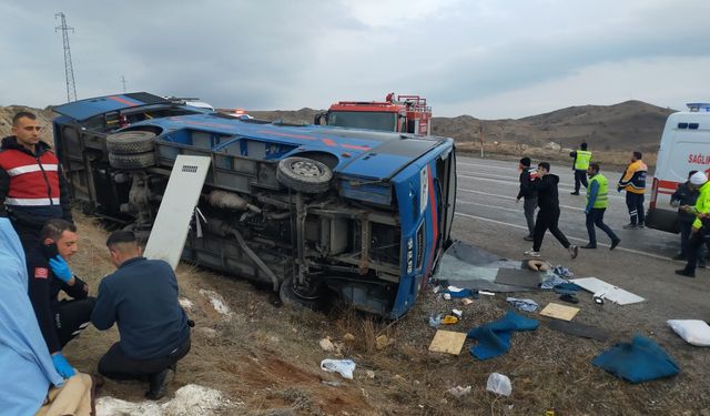 Nevşehir Cezaevi Nakil Aracı Devrildi, 7 Jandarma ve 2 Adalet Bakanlığı Personeli Yaralandı