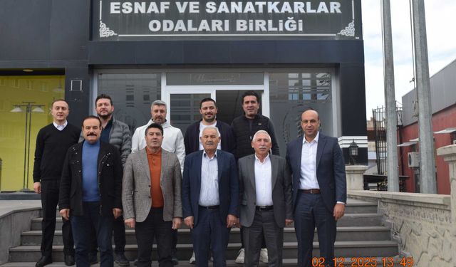 Başkan Korkutmaz ve Personeli, Birlik Başkanlığına Çalışma Ziyaretinde Bulundu