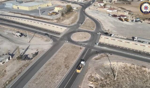 Nevşehir'de Sürücüler Drone ile Havadan Denetleniyor