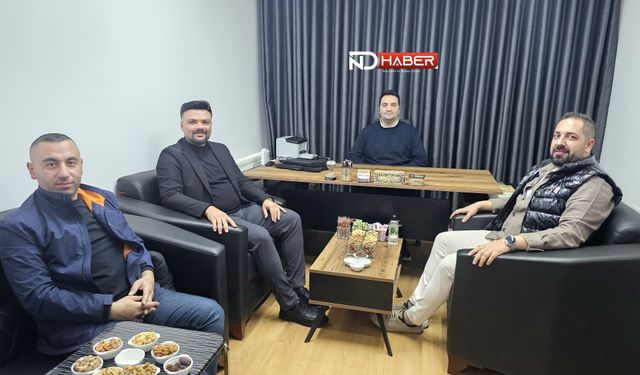 Nevşehir Esnaf Odası Başkan Adayı Halil Bilge ve Ekibinden ND Haber’e Ziyaret