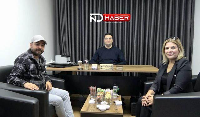 Nevşehir Berberler, Kuaförler ve Güzellik Salonları Odası Başkan Adayı Serap Kaygusuz  ND Haber’i Ziyaret Etti