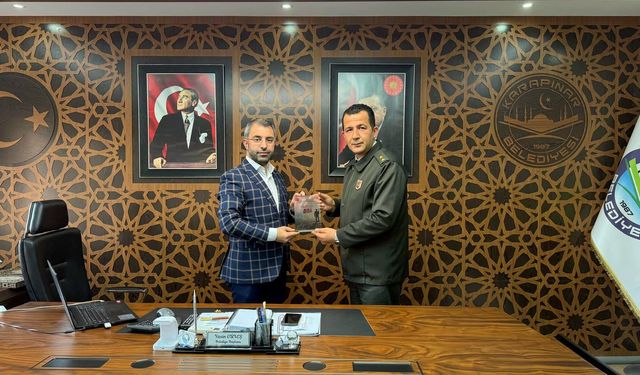 Karapınar Belediye Başkanı Yasin Güneş’e Askerlik Şube Başkanından Ziyaret
