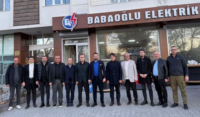 AK Parti Nevşehir Heyetinden NTSO Başkan Adayı Yüksel Babaoğlu’na Ziyaret