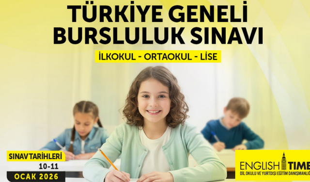 English Time Nevşehir Bursluluk Sınavı Başvuruları Başladı