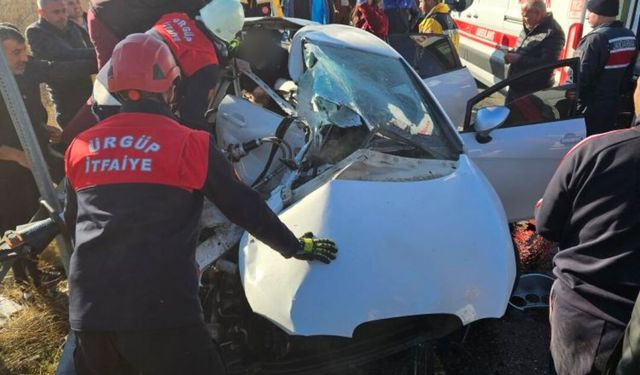 Ürgüp Mustafapaşa Arası Feci Kaza 2’si Ağır 14 Yaralı