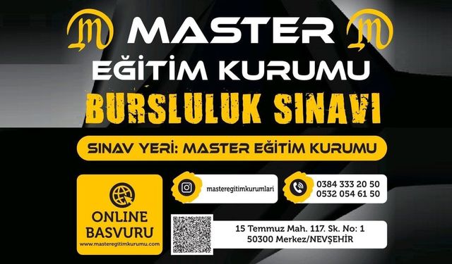 Master Bursluluk Sınavı 11 OCAK 2026