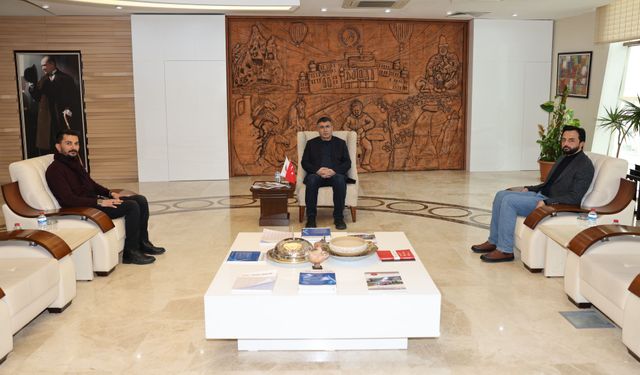 Nevşehir Eğitime Destek Platformu Yönetimi Rektör Aktekin’i Ziyaret Etti