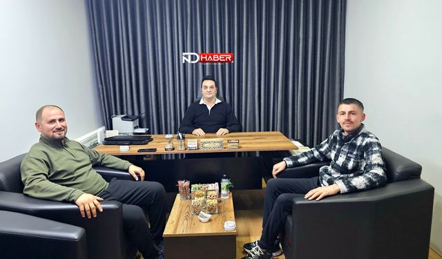 Ahmet Altay ve Enes Altay’dan ND Haber’e 10 Ocak Çalışan Gazeteciler Günü Ziyareti