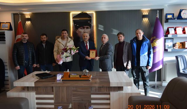 Yeni Başkan Ulucan ve Yönetiminden Pınarbaşı’na Ziyaret