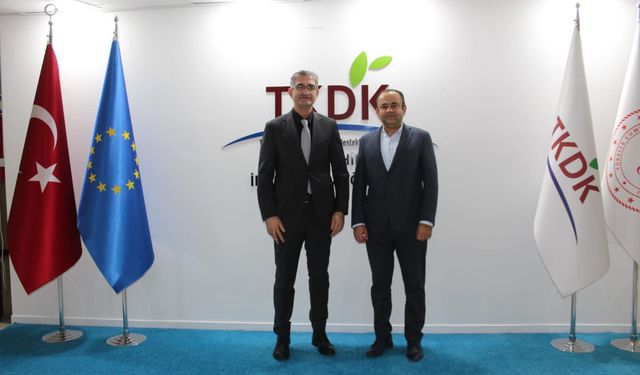 Nevşehir Gençlik ve Spor İl Müdürü Mustafa Hakan Keskin’den TKDK İl Koordinatörü Sertaç Yılmaz’a Ziyaret