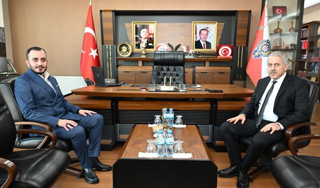 Nevşehir Belediye Başkan Yardımcısı Hasan İler’den İl Emniyet Müdürü Serkan Karaman’a Hayırlı Olsun Ziyareti