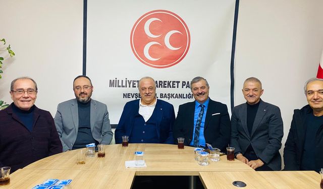 NTSO Başkan Adayı Mehmet Ali Öbekli’den MHP Nevşehir İl Teşkilatı’na Geniş Katılımlı Ziyaret
