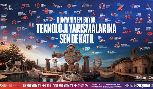 Geleceği Üretenler TEKNOFEST’te Buluşuyor;  2026 Teknoloji Yarışmalarına Başvurular Başladı!