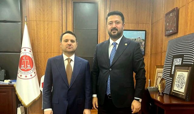 Milletvekili Emre Çalışkan’dan Adalet Bakanı Olarak Atanan Nevşehirli Hemşehrimiz Akın Gürlek’e Tebrik