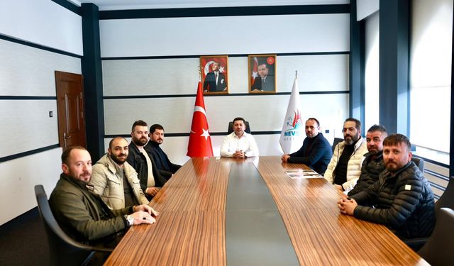 Nevşehir Belediye Başkanı Rasim Arı Misafirlerini Ağırladı