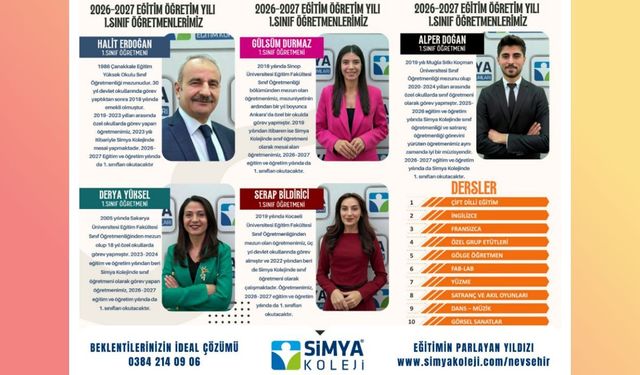 Simya Kolejinde 1. Sınıf Kayıtları Devam Ediyor
