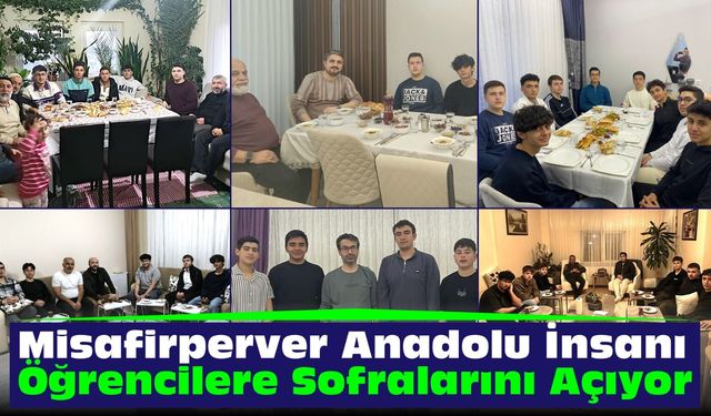 Misafirperver Anadolu İnsanı Öğrencilere Sofralarını Açıyor